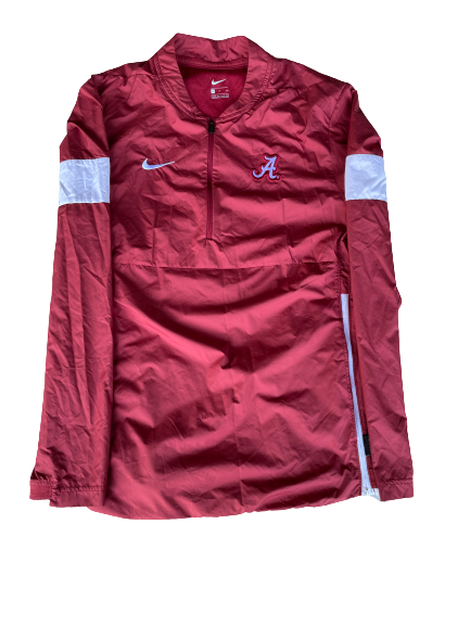 Elissa Brown Alabama Softball Team Issued Quarter Zip Pullover (Size S)