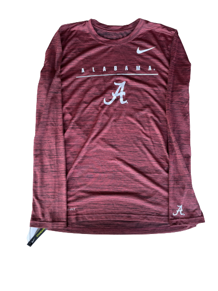 Elissa Brown Alabama Softball Team Issued Long Sleeve Workout Shirt (Size S)