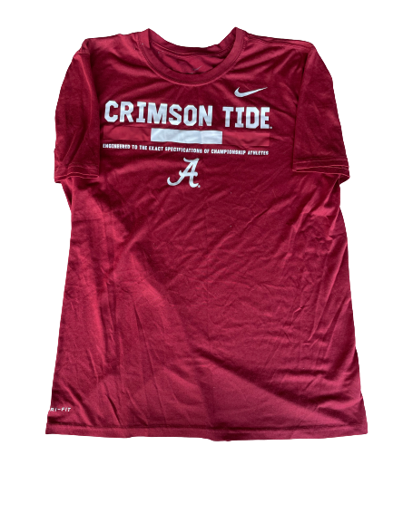Elissa Brown Alabama Softball Team Issued Workout Shirt (Size L)