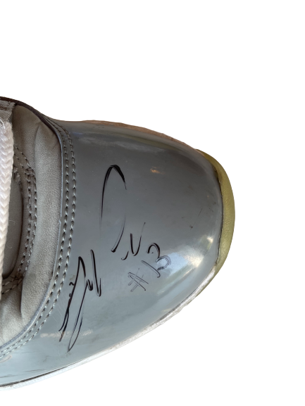 J.P. Tokoto North Carolina Basketball SIGNED Practice Worn Shoes (Size 13)