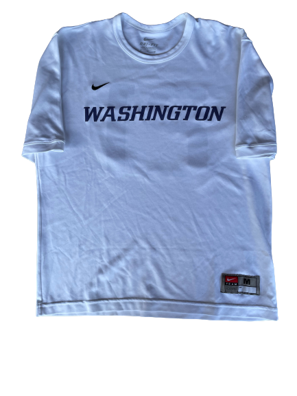 Victoria Hayward Washington Softball Practice Worn Shirt with Number on Back (Size M)