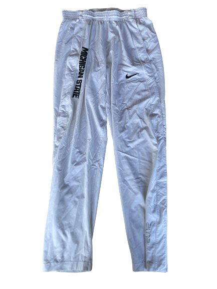 Kenny Goins Michigan State Basketball Team Issued Pre-Game Warm-Up Pants (Size XL)