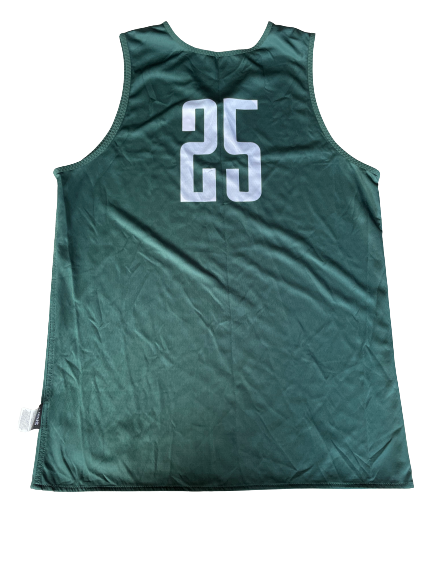 Kenny Goins Michigan State Basketball Player Exclusive Reversible Practice Jersey (Size XL)