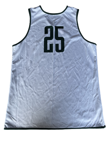 Kenny Goins Michigan State Basketball Player Exclusive Reversible Practice Jersey (Size XL)
