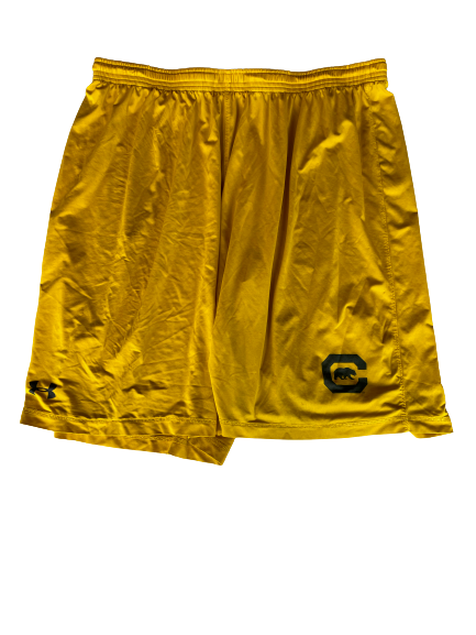 Jake Curhan California Football Team Issued Workout Shorts (Size 2XL)