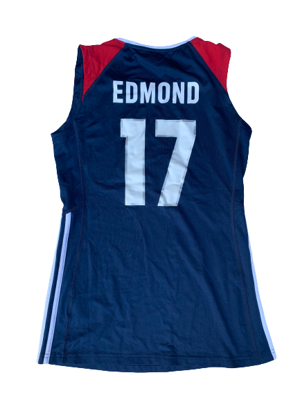 Leah Edmond USA Volleyball Signed Game Worn Jersey (Size M)