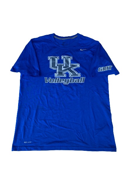 Leah Edmond Kentucky Volleyball Team Issued Workout Shirt (Size L)