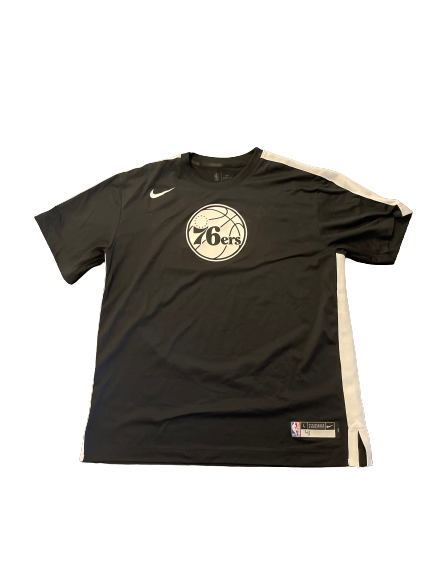 Mitch Ballock Philadelphia 76ers Player Exclusive Pre-Game Shooting Shirt (Size LT)