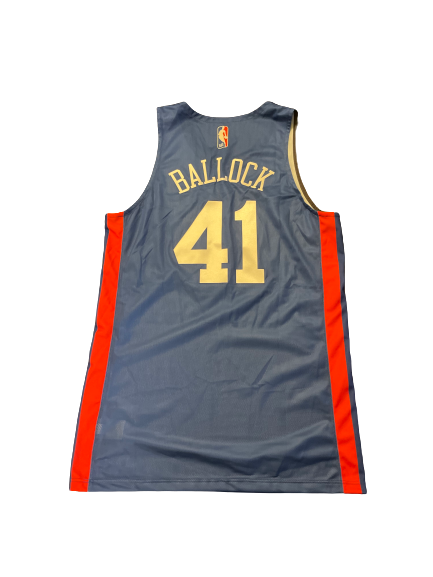 Mitch Ballock Philadelphia 76ers Game Worn Jersey (Size XL)