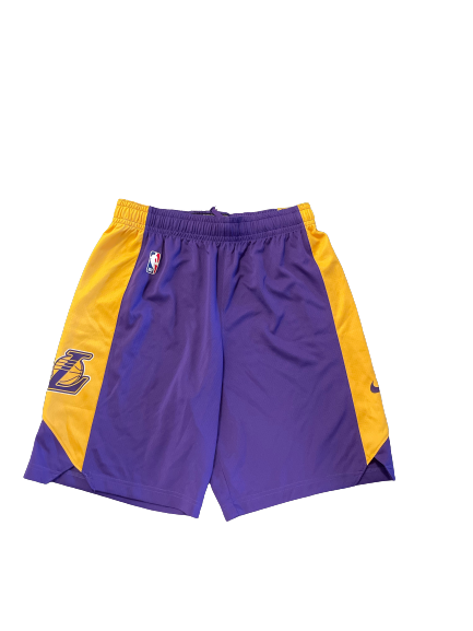 Mitch Ballock Los Angeles Lakers Player Exclusive Practice Shorts (Size M)