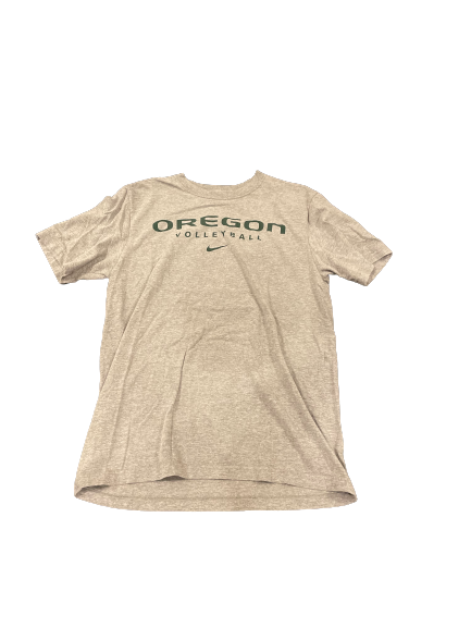 Amanda Benson Oregon Volleyball Team Issued Workout Shirt (Size M)