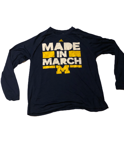 Charles Matthews Michigan Team Issued "Made In March" Shirt (Size XL)