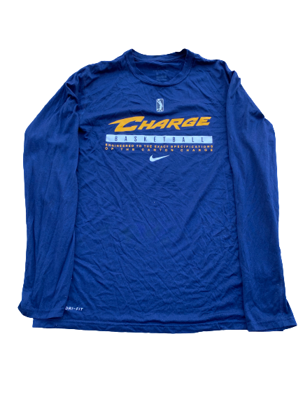 Charles Matthews Canton Charge Team Issued Long Sleeve Shirt (Size L)