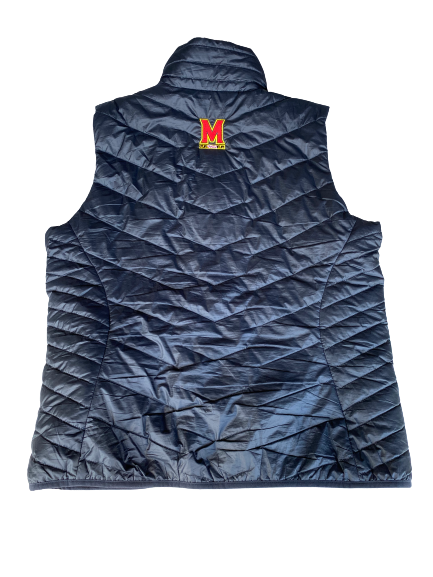 Kaila Charles Maryland Basketball Fleece Vest (Size L)