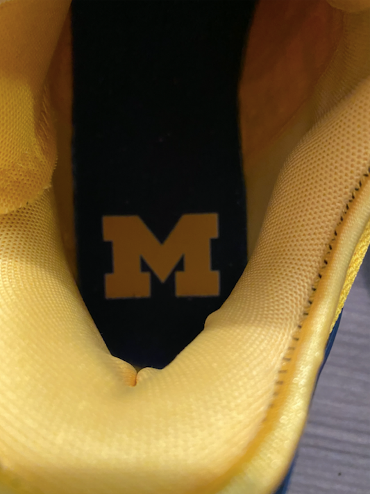 Mike Smith Michigan Basketball Player Exclusive Shoes (Size 11)