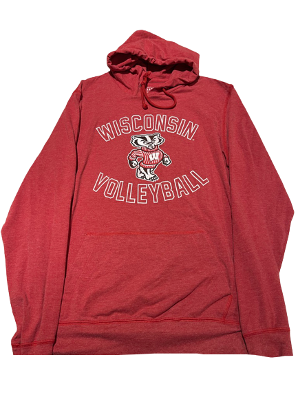 Sydney Hilley Wisconsin Volleyball Hoodie (Size L)