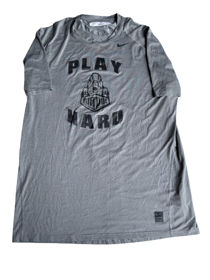 Sasha Stefanovic Purdue Basketball Team Exclusive Workout Shirt (Size XLT)