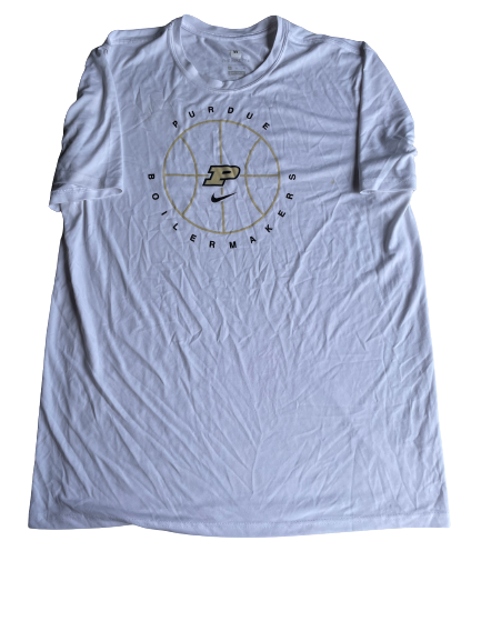 Sasha Stefanovic Purdue Basketball Team Issued Workout Shirt (Size XL)