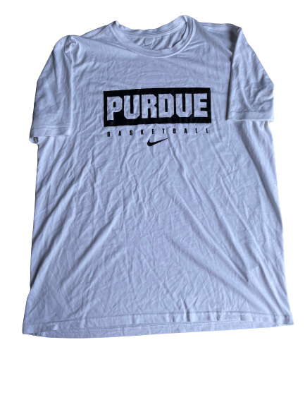 Sasha Stefanovic Purdue Basketball Team Issued Workout Shirt (Size XL)