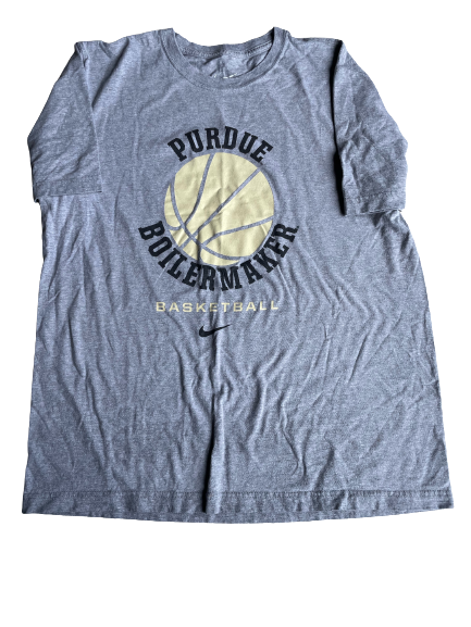Sasha Stefanovic Purdue Basketball Team Issued Workout Shirt (Size L)