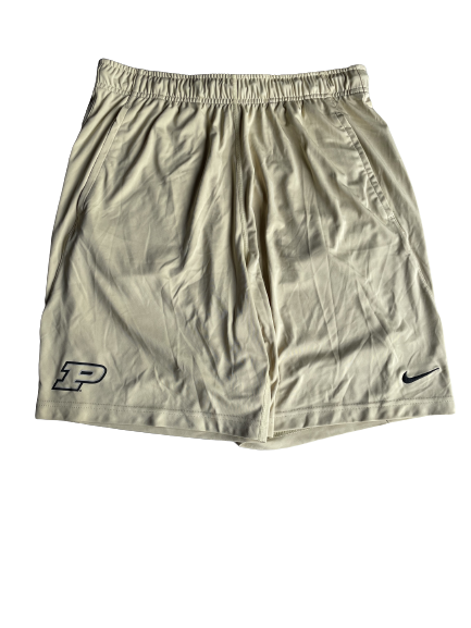 Sasha Stefanovic Purdue Basketball Team Issued Workout Shorts (Size XL)