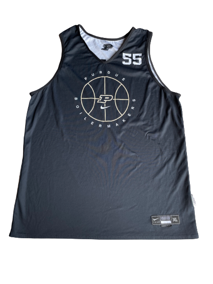 Sasha Stefanovic Purdue Basketball Player Exclusive Reversible Practice Jersey (Size XL)