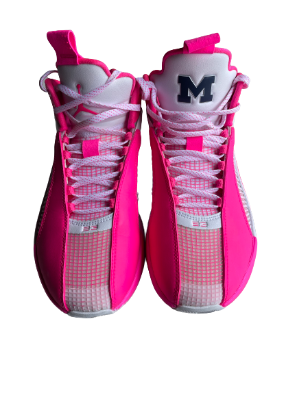Danielle Rauch Michigan Basketball Player Exclusive Jordan 35 Shoes (Size 7 Men&