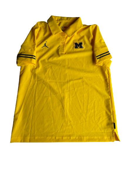 Danielle Rauch Michigan Basketball Team Issued Polo Shirt (Size M)