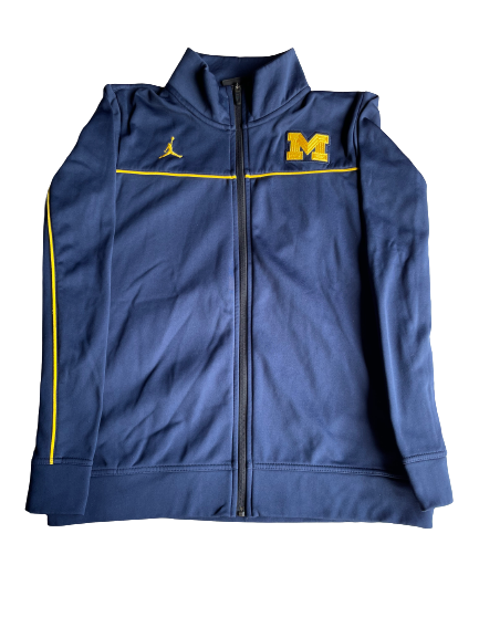 Danielle Rauch Michigan Basketball Team Issued Travel Jacket (Size L)