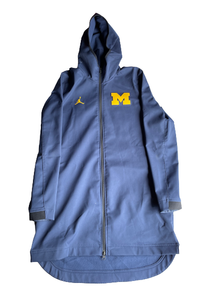 Danielle Rauch Michigan Basketball Team Exclusive Jacket with Long Back (Size M)