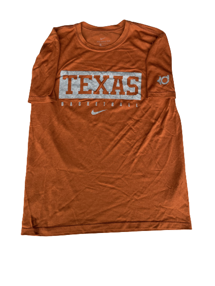 Matt Coleman Texas Basketball Team Issued "KD" Workout Shirt (Size M)