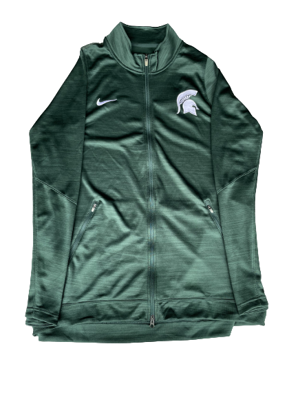 Luke Campbell Michigan State Football Team Issued Jacket (Size 3XL)