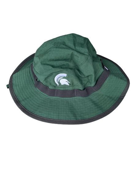 Luke Campbell Michigan State Football Team Issued Bucket Hat - New with Tags