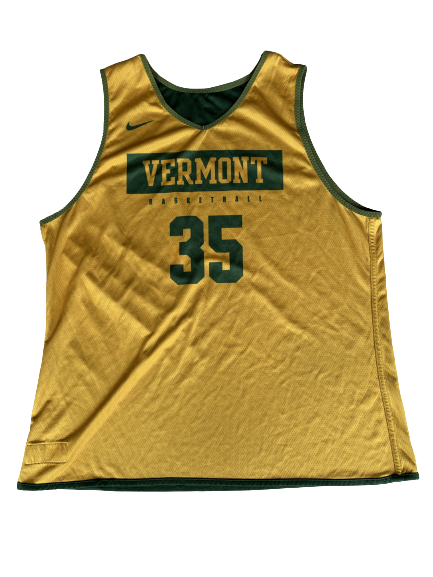 Ryan Davis Vermont Basketball Team Exclusive Reversible Practice Jersey (Size XL)