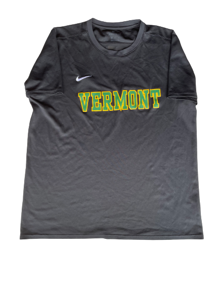 Ryan Davis Vermont Basketball Team Issued Shooting Shirt with Number on Back (Size XL)