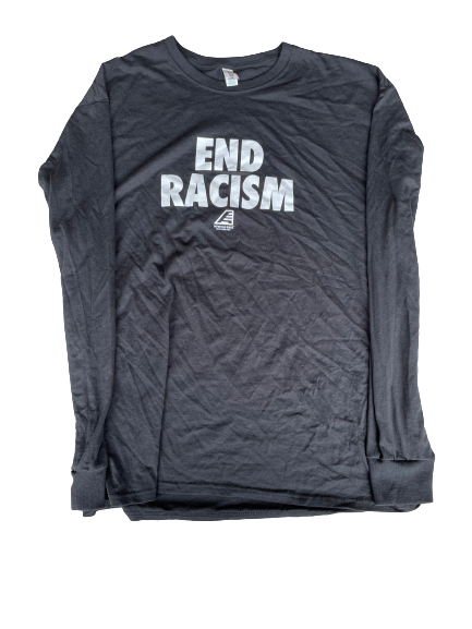 Ryan Davis Vermont Basketball America East Conference "END RACISM" Warm-Up Shirt (Size XL)