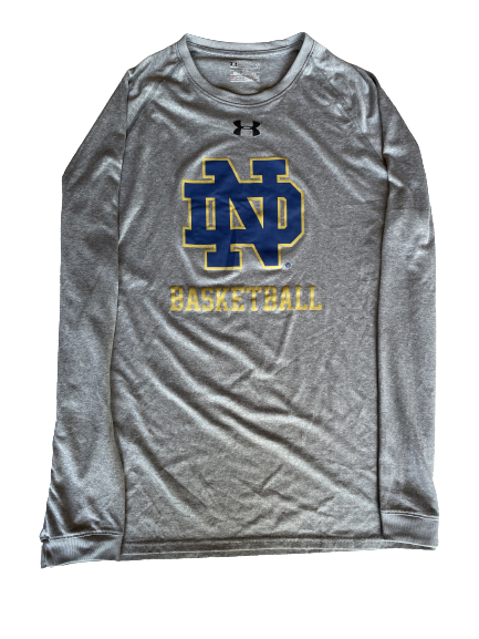 Nikola Djogo Notre Dame Basketball Team Issued Long Sleeve Shirt (Size L)