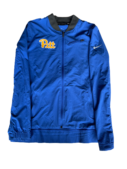 Kayla Lund Pittsburgh Volleyball Team Issued Travel Jacket (Size LT)