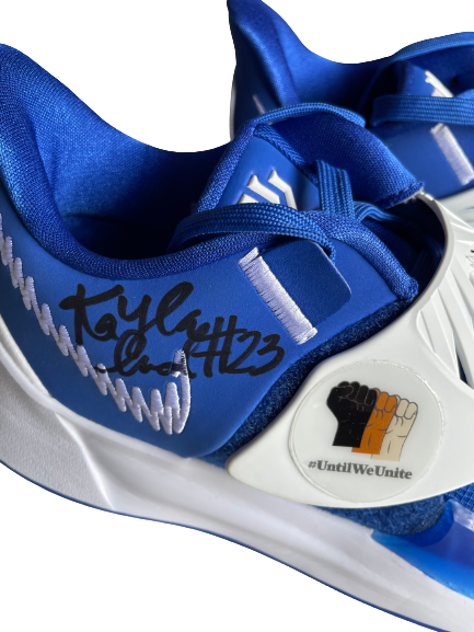 Kayla Lund Pittsburgh Volleyball SIGNED Practice Worn Shoes (Size 10)