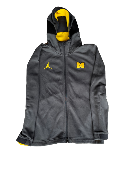 Danielle Rauch Michigan Basketball Team Issued Travel Jacket (Size L)