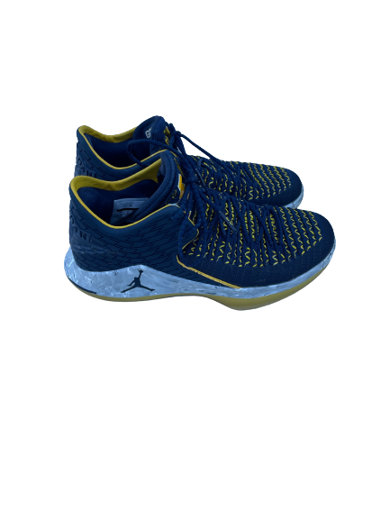 Danielle Rauch Michigan Basketball Player Exclusive Shoes (Size 7 Men&