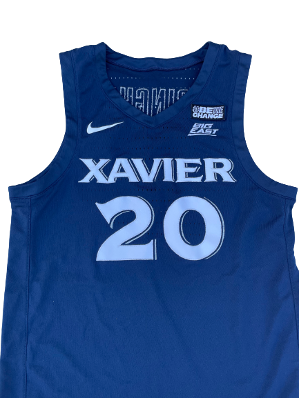 Ramon Singh Xavier Basketball 2021-2022 Game Issued Jersey (Size 44)