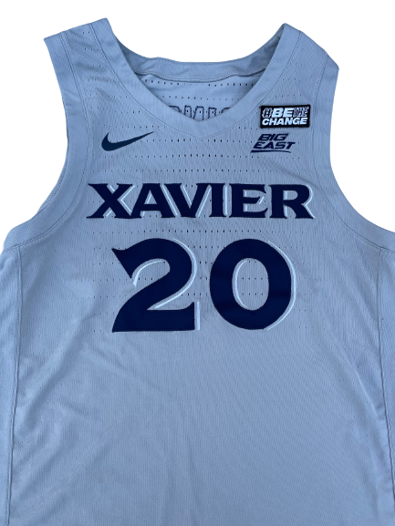 Ramon Singh Xavier Basketball 2021-2022 Game Issued Jersey (Size 44)