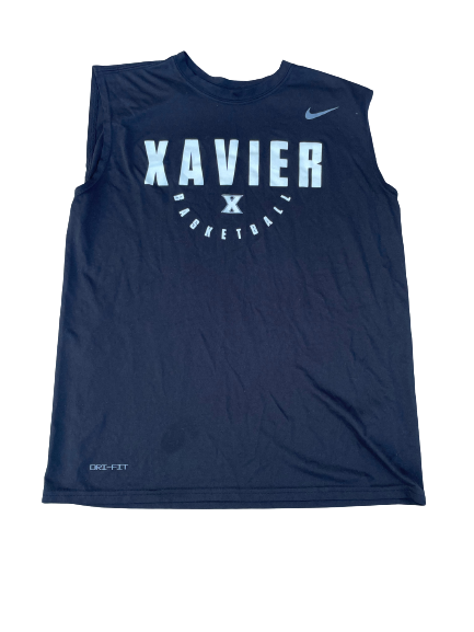 Ramon Singh Xavier Basketball Team Issued Workout Tank (Size L)