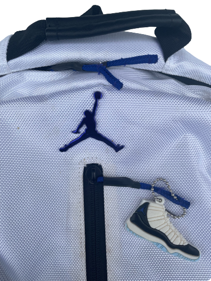 Sterling Manley North Carolina Basketball Team Issued Jordan 11 Concord Backpack