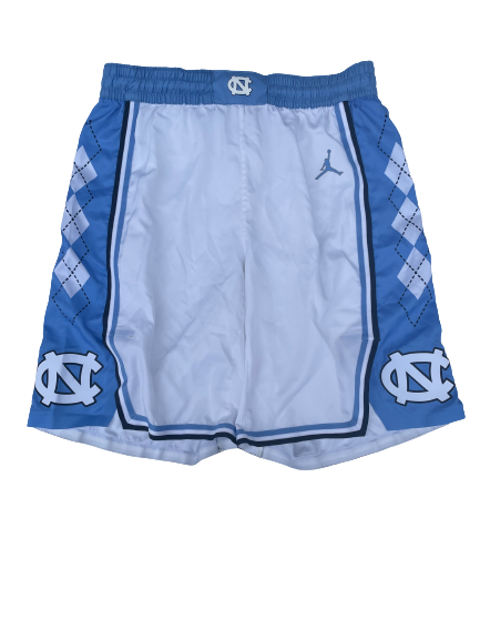 Sterling Manley North Carolina Basketball 2020-2021 Game Shorts (Size 40)