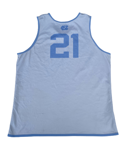 Sterling Manley North Carolina Basketball Player Exclusive Practice Jersey (Size XL)