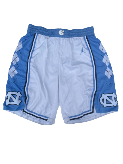 Sterling Manley North Carolina Basketball 2018-2019 Game Shorts (Size 40)