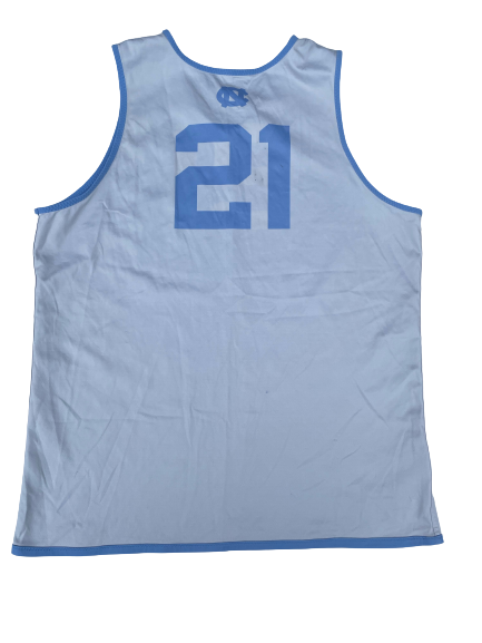 Sterling Manley North Carolina Basketball Player Exclusive Practice Jersey (Size XL)