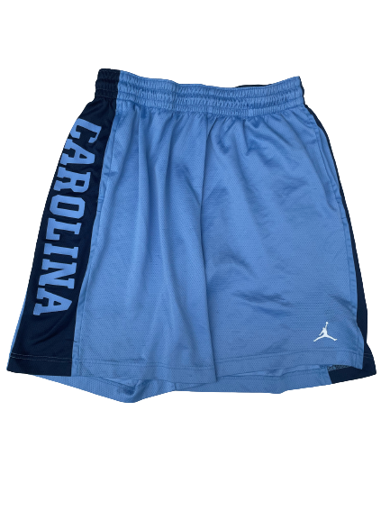 Sterling Manley North Carolina Basketball Team Issued Workout Shorts (Size XL)